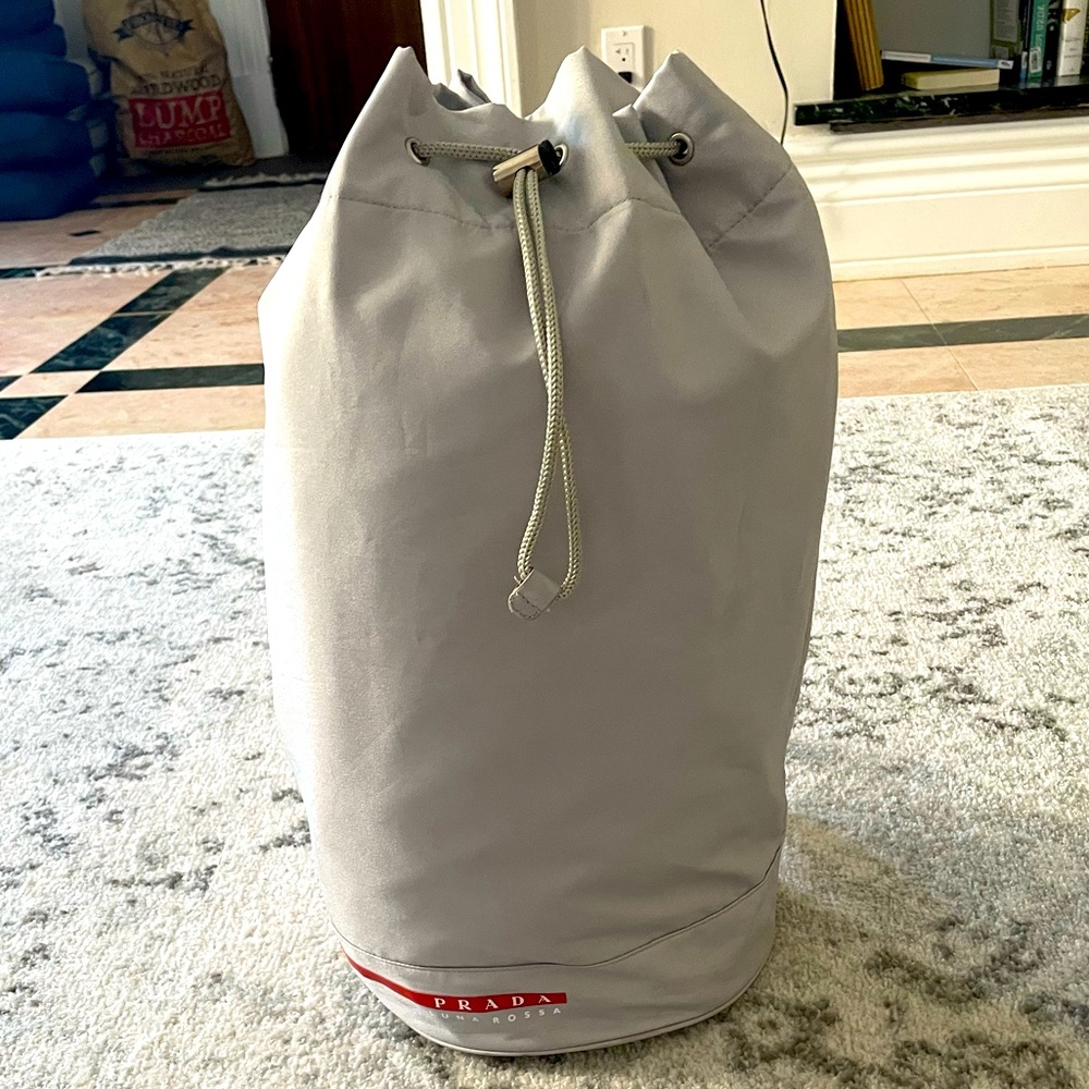 Prada Luna Rossa Bucket Backpack